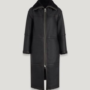 Helix Leather Coat