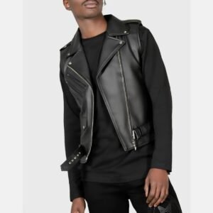 Premium Quality Black Leather Vest