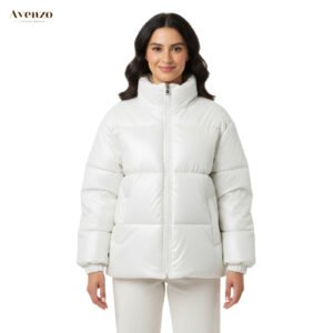 Women’s White Puffer Jacket – Lightweight, Warm & Elegant Winter Coat